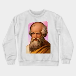 Greek Mathematician Archimedes illustration Crewneck Sweatshirt